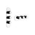 Gessi 39752 Ventaglio Trim Parts Only External Parts For Thermostatic With 2 Volume Controls