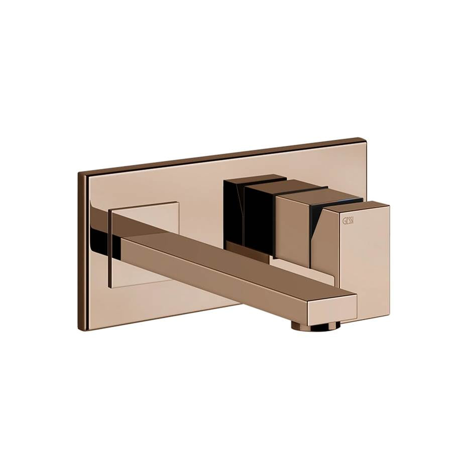 Gessi 44836 Rettangolo External Parts Wall-Mounted Mixer, Medium Spout, Without Waste - Parent