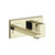Gessi 44836 Rettangolo External Parts Wall-Mounted Mixer, Medium Spout, Without Waste