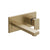 Gessi 44836 Rettangolo External Parts Wall-Mounted Mixer, Medium Spout, Without Waste