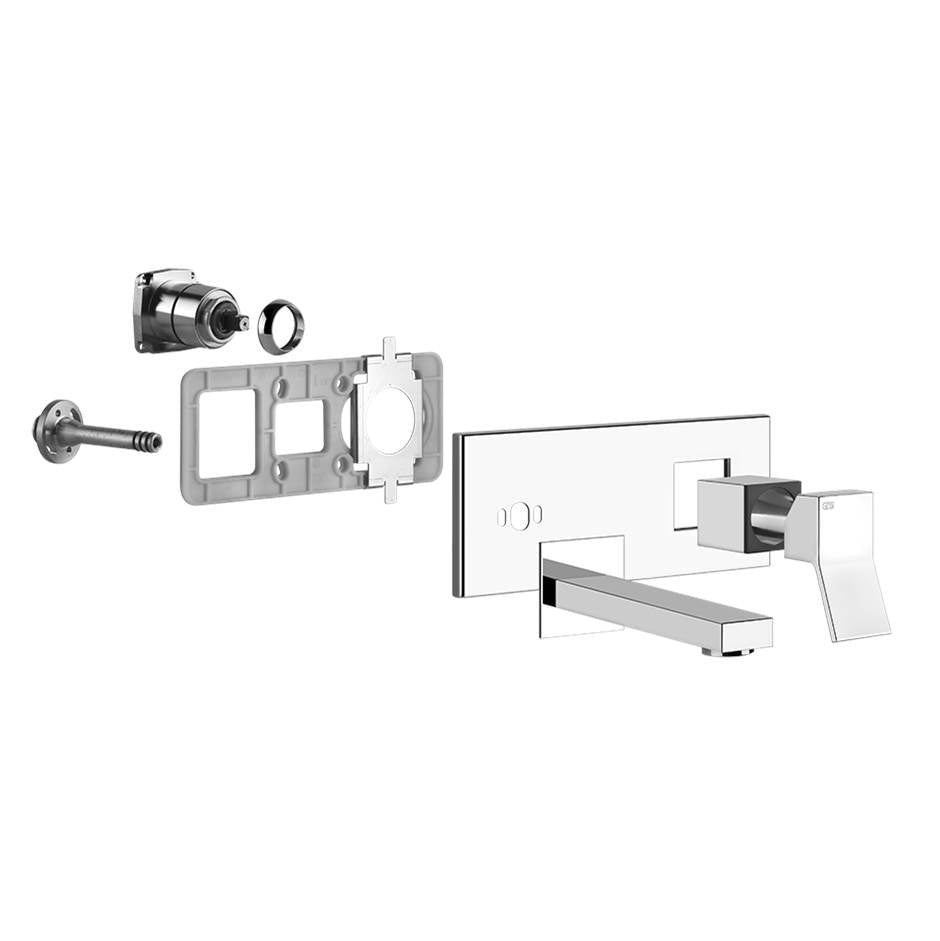 Gessi 53084 Rettangolo Trim Parts Only Wall-Mounted Washbasin Mixer Trim
