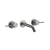 Gessi 54092 Gessi 316 Trim Parts Only Wall-Mounted Washbasin Mixer Trim