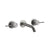 Gessi 54192 Gessi 316 Trim Parts Only Wall-Mounted Washbasin Mixer Trim - Parent