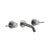 Gessi 54392 Gessi 316 Trim Parts Only Wall-Mounted Washbasin Mixer Trim