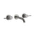 Gessi 54492 Gessi 316 Trim Parts Only Wall-Mounted Washbasin Mixer Trim