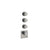 Gessi 54506 Gessi 316 Trim Parts Only External Parts For Thermostatic With 3 Volume Controls - Parent