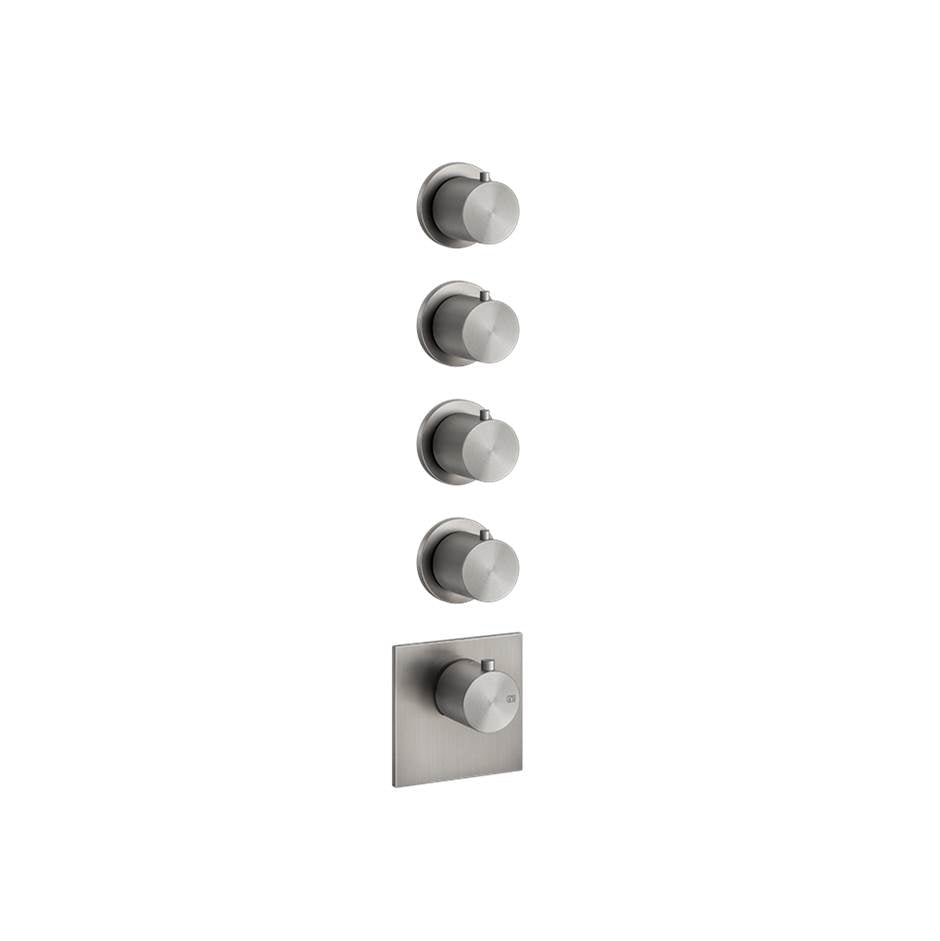 Gessi 54508 Gessi 316 Trim Parts Only External Parts For Thermostatic With 4 Volume Controls