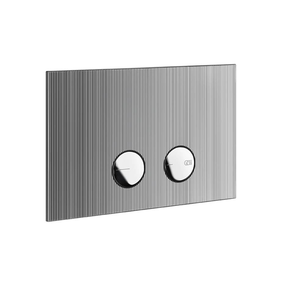 Gessi 54671 Inverso Flush Actuator Plate Rigato