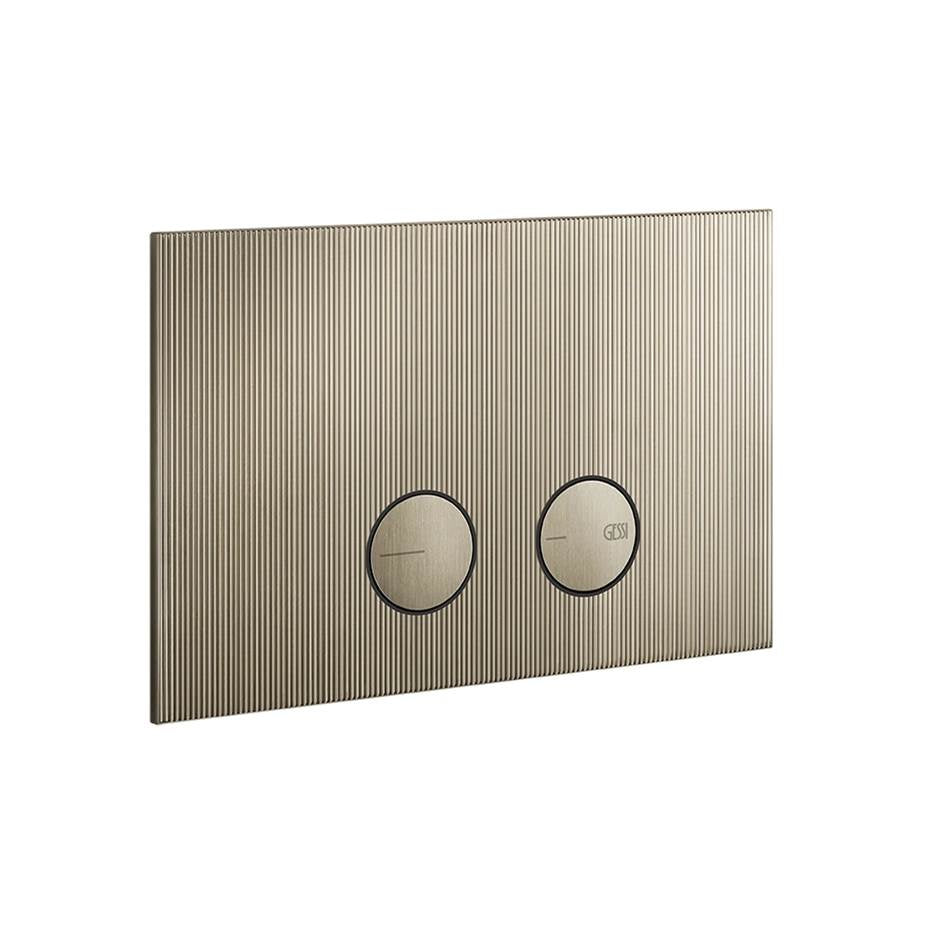 Gessi 54671 Inverso Flush Actuator Plate Rigato