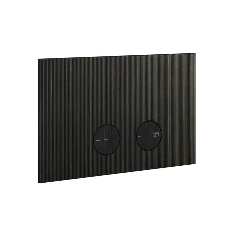 Gessi 54671 Inverso Flush Actuator Plate Rigato