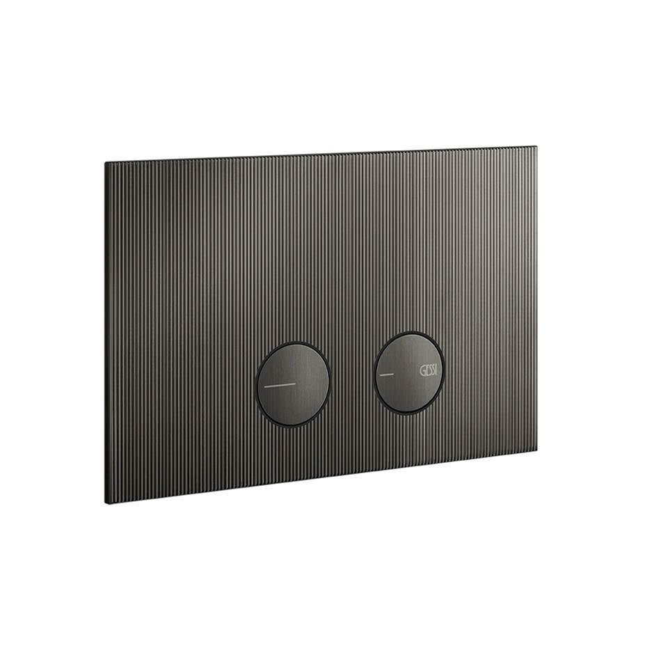 Gessi 54671 Inverso Flush Actuator Plate Rigato