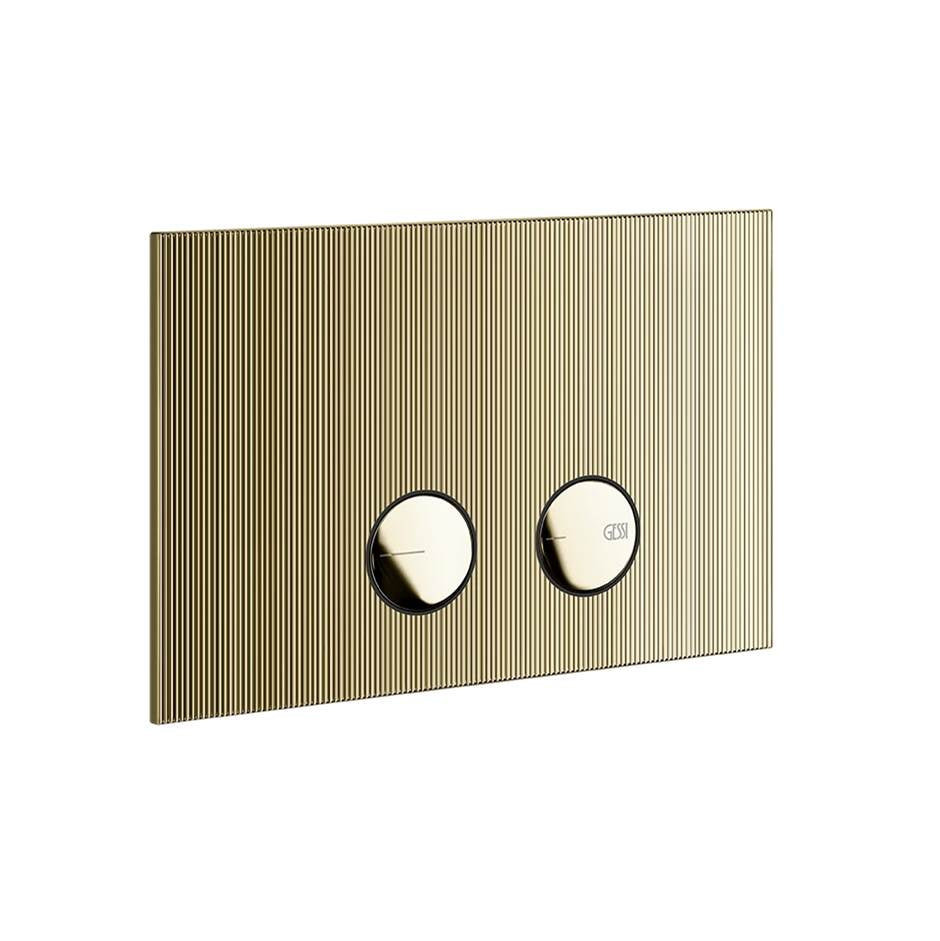 Gessi 54671 Inverso Flush Actuator Plate Rigato