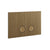 Gessi 54671 Inverso Flush Actuator Plate Rigato