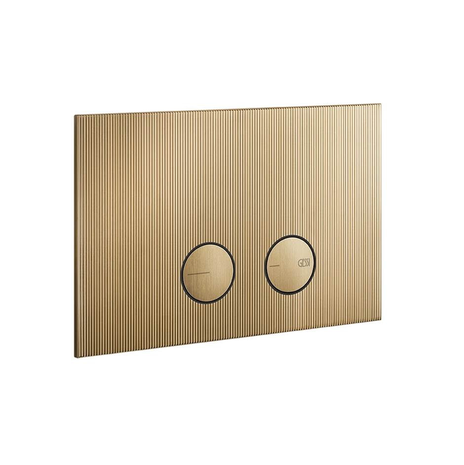 Gessi 54671 Inverso Flush Actuator Plate Rigato