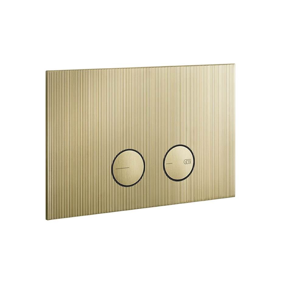 Gessi 54671 Inverso Flush Actuator Plate Rigato