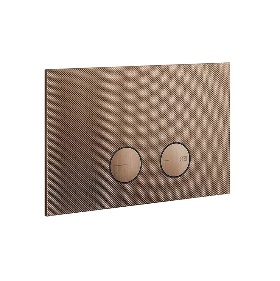 Gessi 54681 Inverso Flush Actuator Plate Diamantato