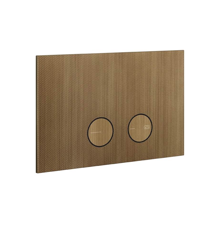 Gessi 54681 Inverso Flush Actuator Plate Diamantato