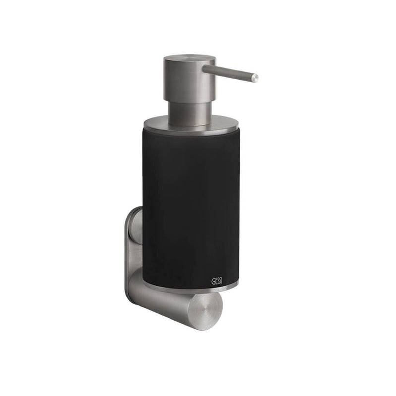 Gessi 54714 Gessi 316 Wall-Mounted Liquid Soap Dispenser - Black - Parent