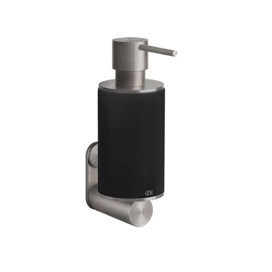 Gessi 54714 Gessi 316 Wall-Mounted Liquid Soap Dispenser - Black