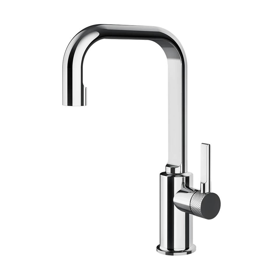 Gessi 58006 Inciso High Basin Mixer, Flexible Connections, Without Waste