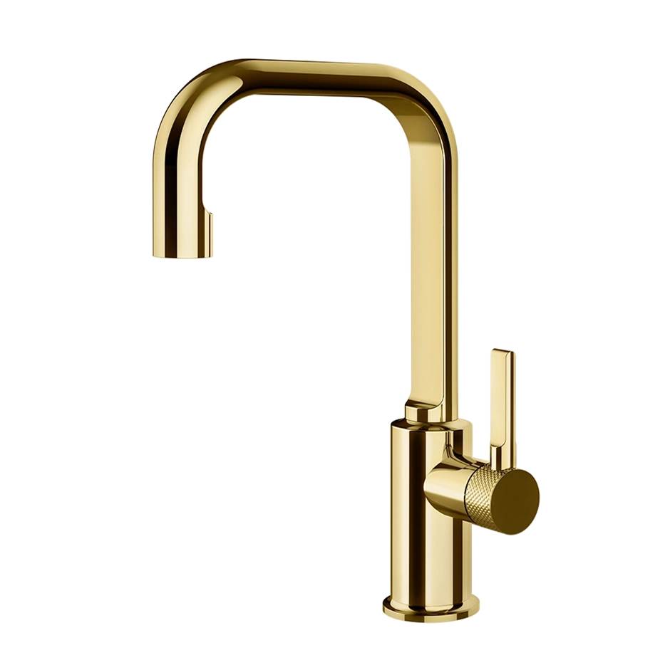 Gessi 58006 Inciso High Basin Mixer, Flexible Connections, Without Waste