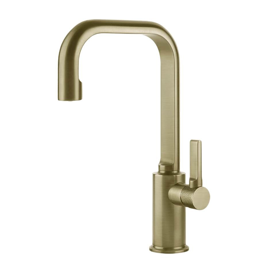 Gessi 58006 Inciso High Basin Mixer, Flexible Connections, Without Waste