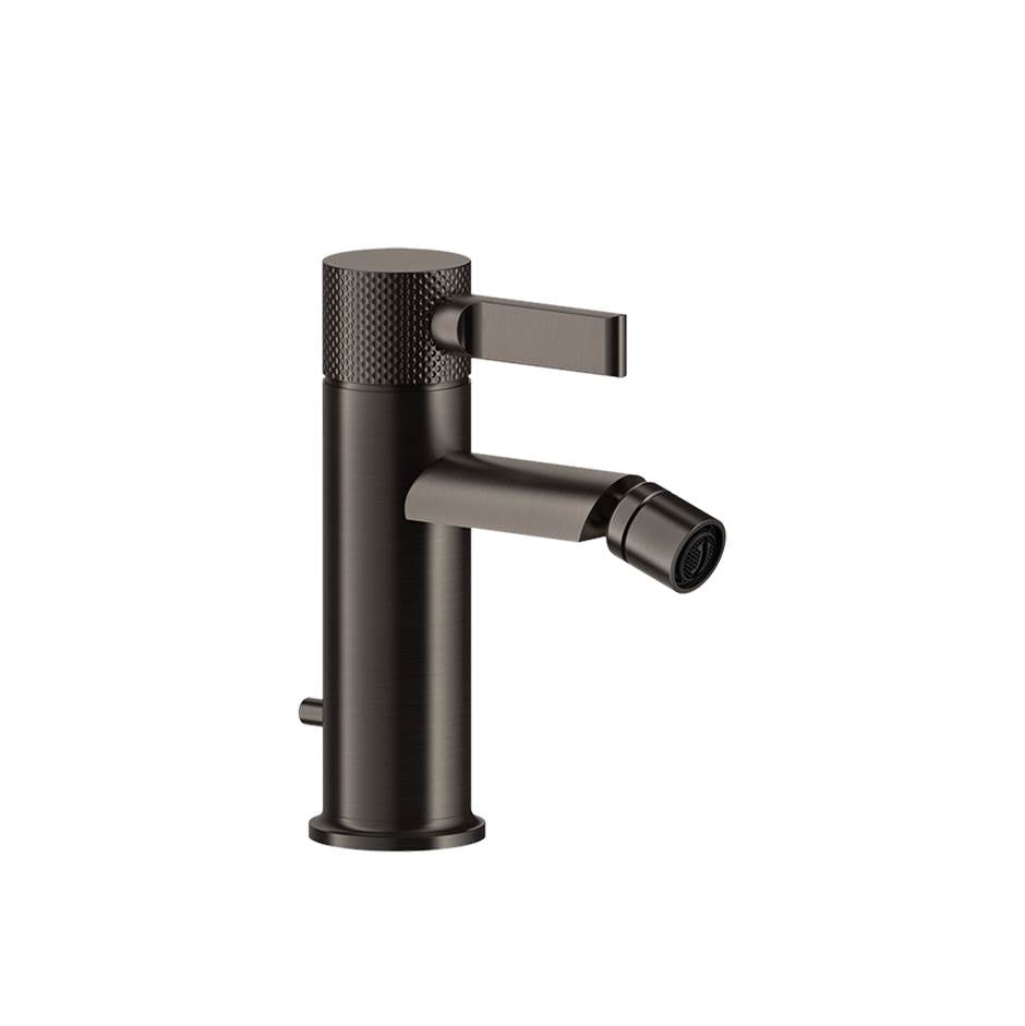 Gessi 58007 Inciso Single Lever Bidet Mixer With Pop-Up Assembly