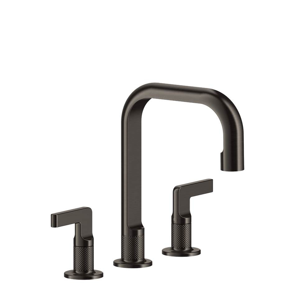 Gessi 58013 Inciso Widespread Washbasin Mixer With Pop-Up Assembly