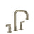 Gessi 58014 Inciso Widespread Washbasin Mixer Without Pop-Up Assembly