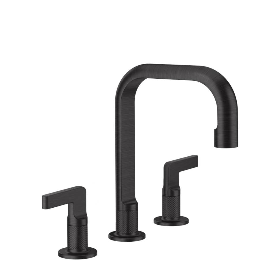 Gessi 58014 Inciso Widespread Washbasin Mixer Without Pop-Up Assembly