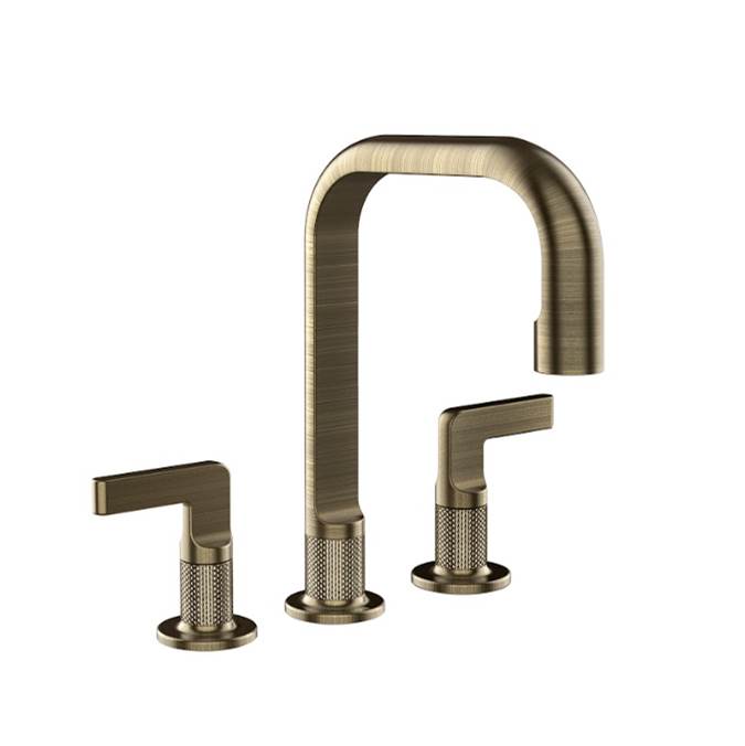 Gessi 58014 Inciso Widespread Washbasin Mixer Without Pop-Up Assembly