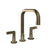 Gessi 58014 Inciso Widespread Washbasin Mixer Without Pop-Up Assembly