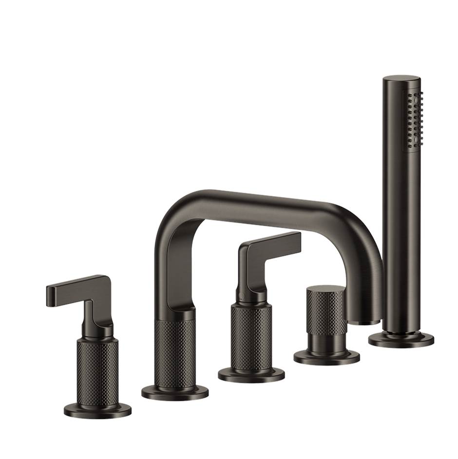 Gessi 58040 Inciso Five-Hole Roman Tub Set