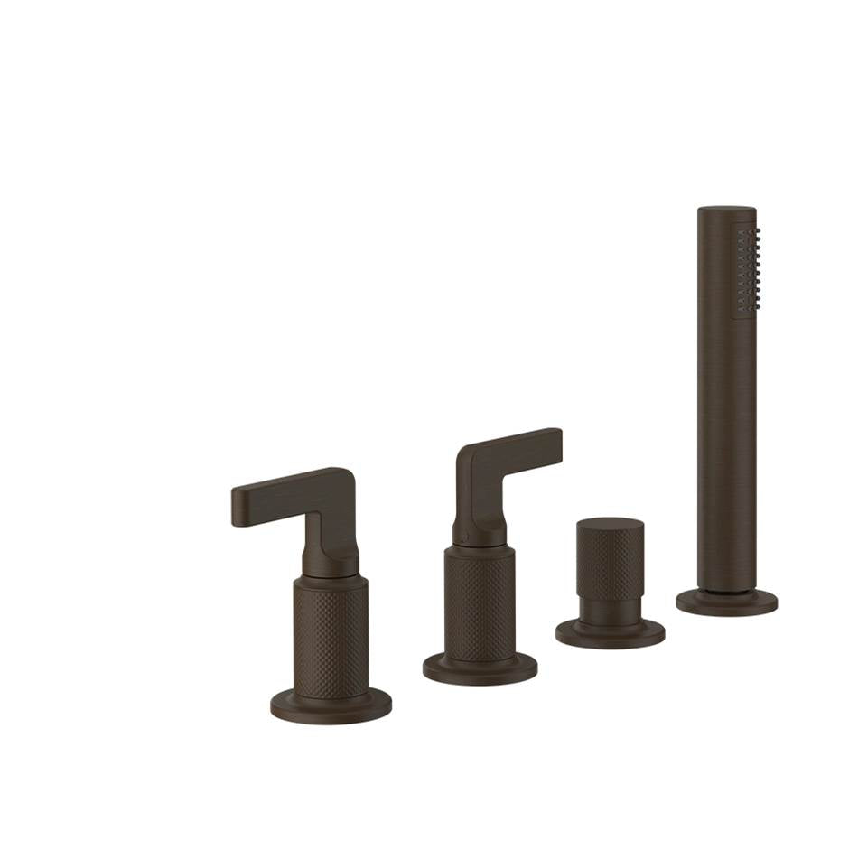Gessi 58043 Inciso Four-Hole Roman Tub Set to Be Used With Overflow Filler - Parent