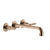 Gessi 58092 Inciso Trim Parts Only Wall-Mounted Washbasin Mixer Trim, Without Waste