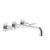Gessi 58092 Inciso Trim Parts Only Wall-Mounted Washbasin Mixer Trim, Without Waste