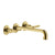 Gessi 58092 Inciso Trim Parts Only Wall-Mounted Washbasin Mixer Trim, Without Waste