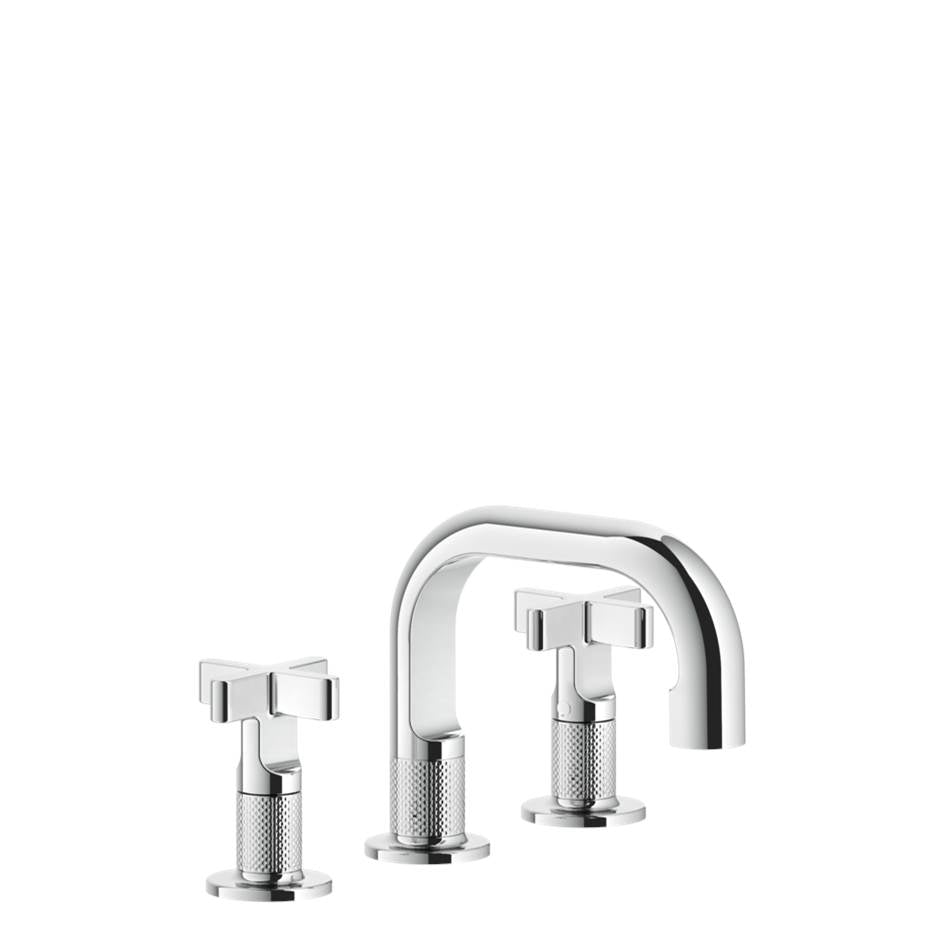 Gessi 58112 Inciso Widespread Washbasin Mixer Without Pop-Up Assembly