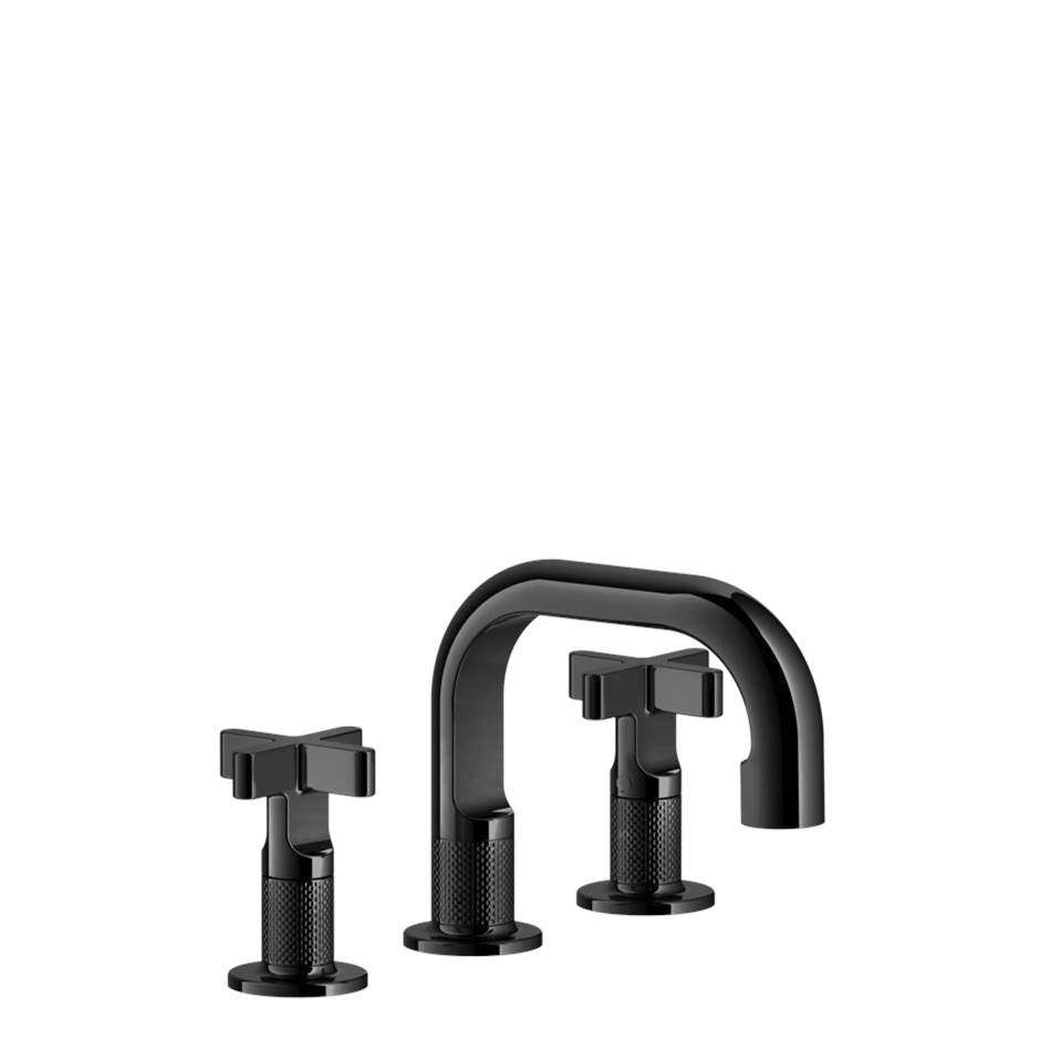 Gessi 58112 Inciso Widespread Washbasin Mixer Without Pop-Up Assembly
