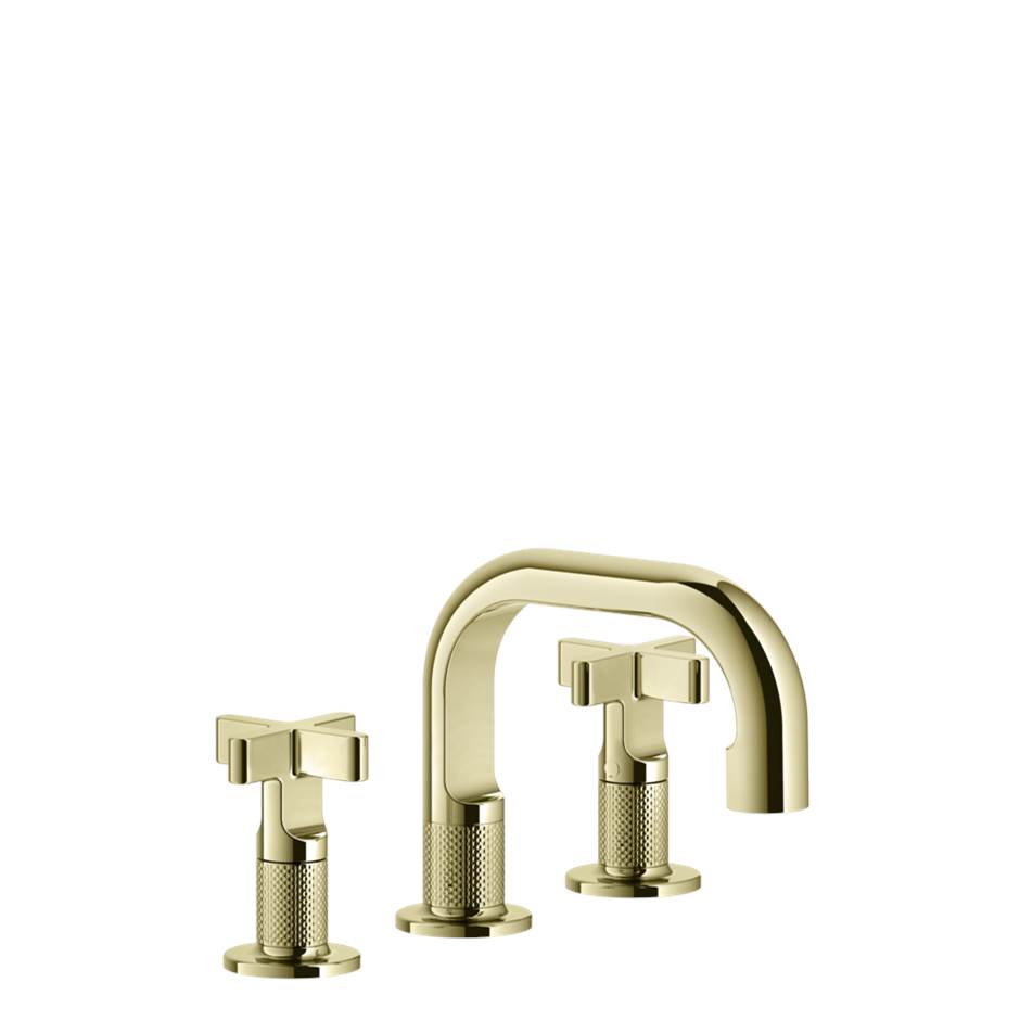 Gessi 58112 Inciso Widespread Washbasin Mixer Without Pop-Up Assembly