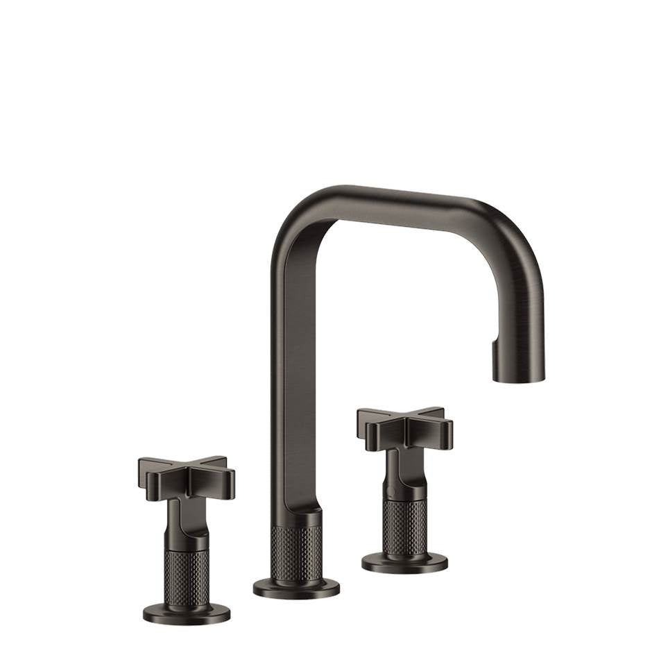Gessi 58113 Inciso Widespread Washbasin Mixer With Pop-Up Assembly