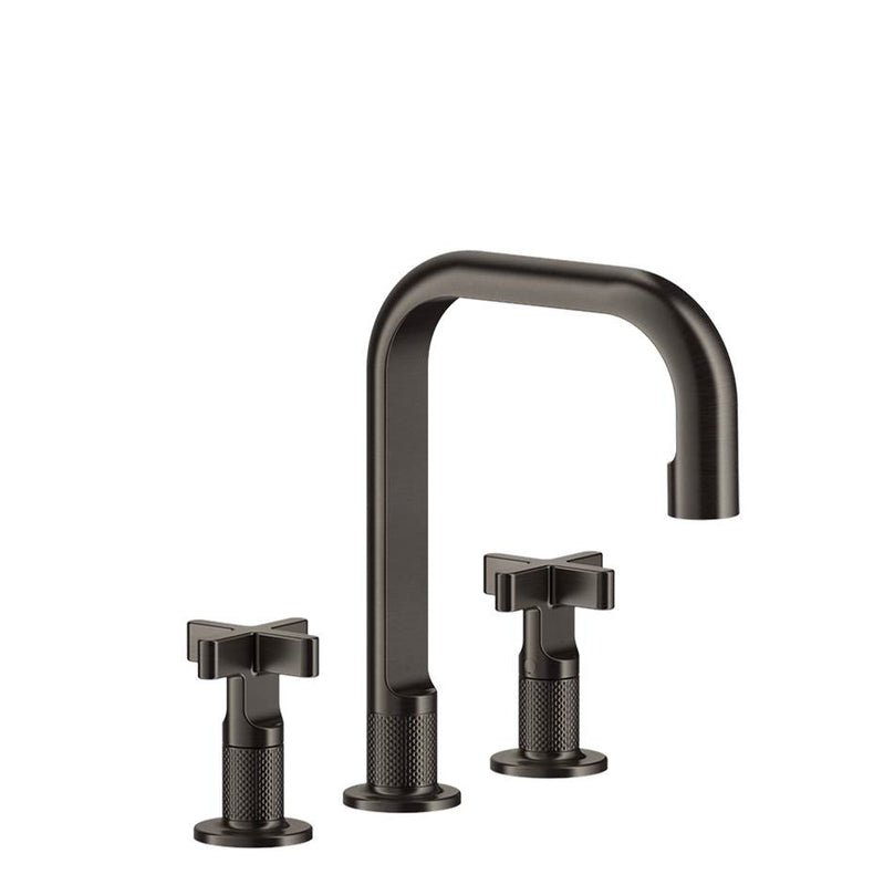 Gessi 58114 Inciso Widespread Washbasin Mixer Without Pop-Up Assembly