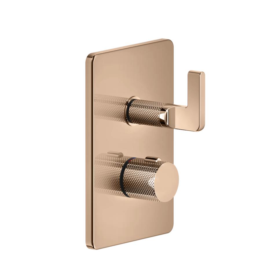 Gessi 58134 Inciso Trim Parts Only External Parts For 2-Way Thermostatic Diverter and Volume Control