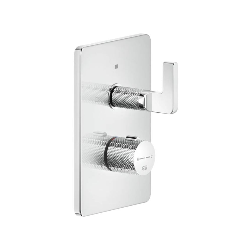 Gessi 58134 Inciso Trim Parts Only External Parts For 2-Way Thermostatic Diverter and Volume Control