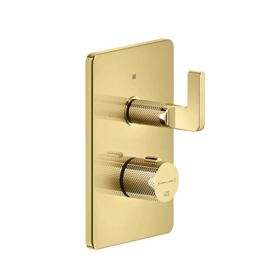 Gessi 58134 Inciso Trim Parts Only External Parts For 2-Way Thermostatic Diverter and Volume Control