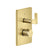 Gessi 58134 Inciso Trim Parts Only External Parts For 2-Way Thermostatic Diverter and Volume Control