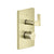 Gessi 58134 Inciso Trim Parts Only External Parts For 2-Way Thermostatic Diverter and Volume Control