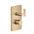 Gessi 58134 Inciso Trim Parts Only External Parts For 2-Way Thermostatic Diverter and Volume Control
