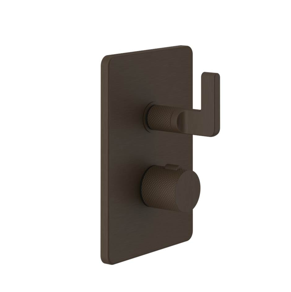 Gessi 58134 Inciso Trim Parts Only External Parts For 2-Way Thermostatic Diverter and Volume Control - Parent