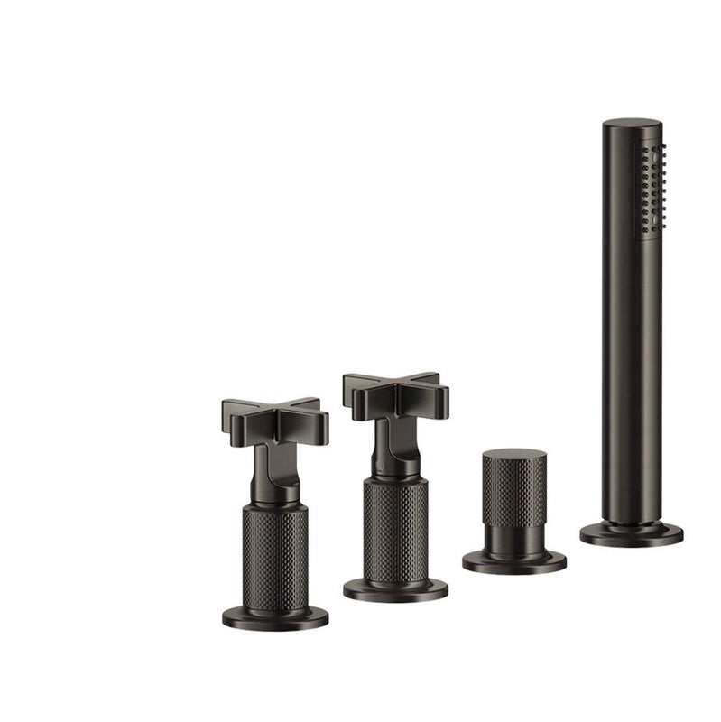 Gessi 58143 Inciso Four-Hole Roman Tub Set